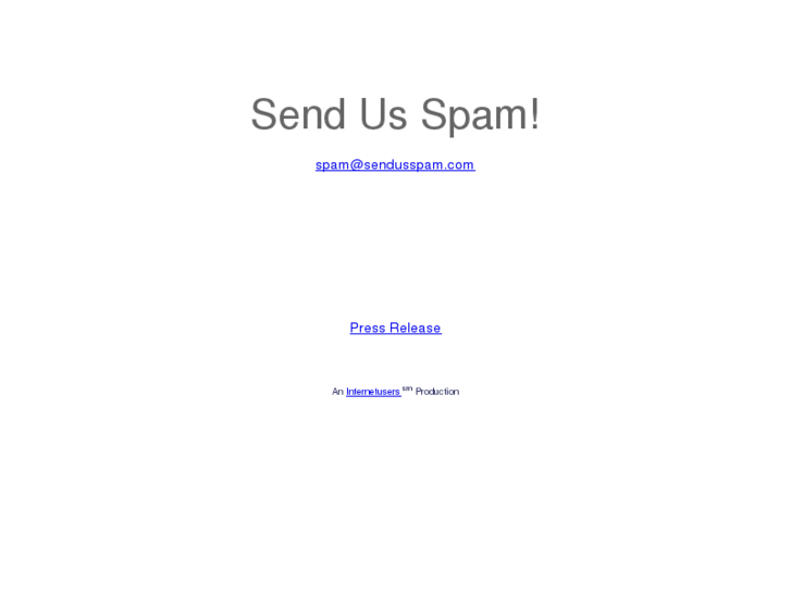 www.sendusspam.com