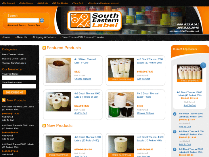 www.southeasternlabel.com