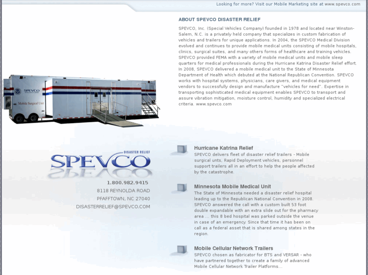 www.spevcodisasterrelief.net