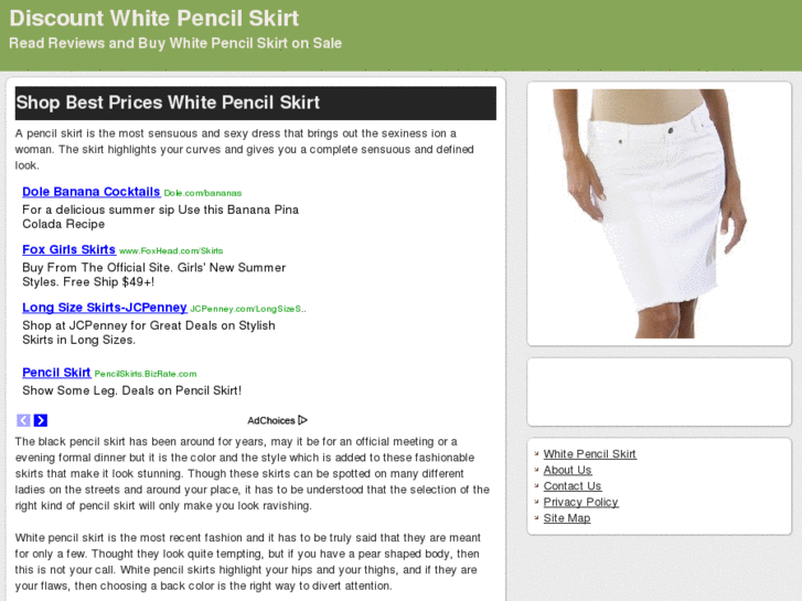 www.whitepencilskirt.net