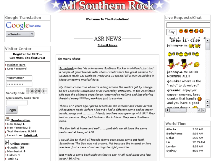 www.allsouthernrock.com