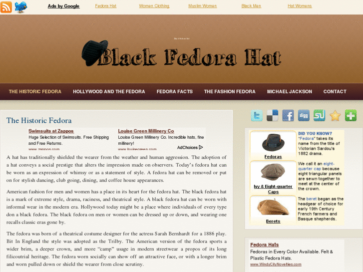 www.blackfedorahat.com