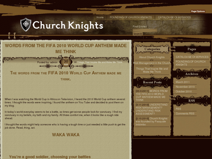 www.churchknights.com