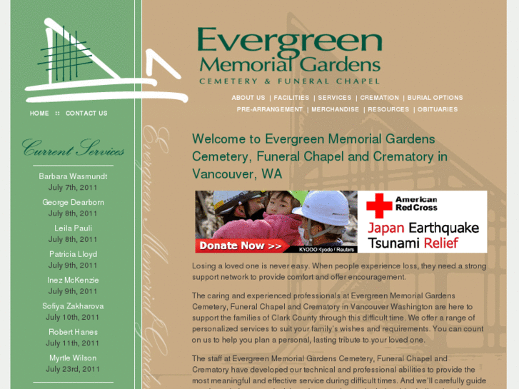 www.evergreenmemorialgardens.biz