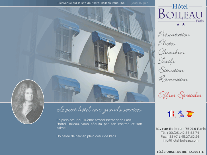 www.hotel-boileau.com