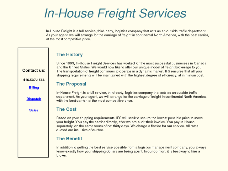 www.inhousefreight.com