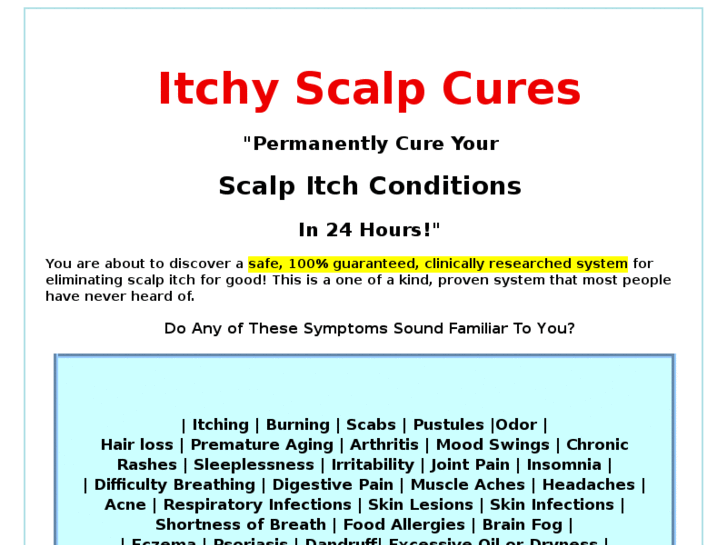 www.itchyscalpcure.info