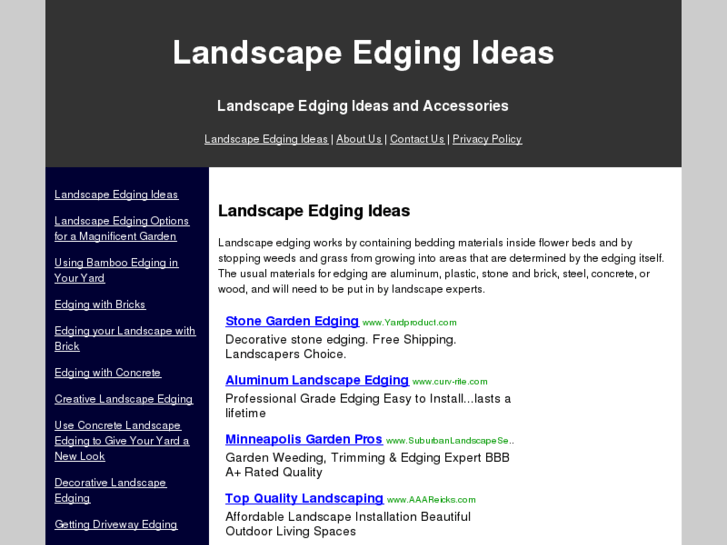 www.landscapeedgingideas.com