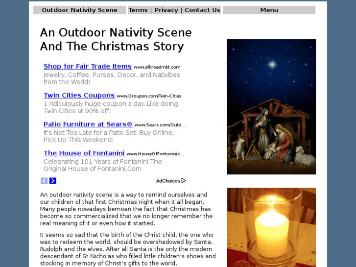 www.outdoornativityscene.org