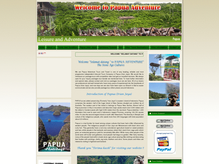 www.papuaholidays.com