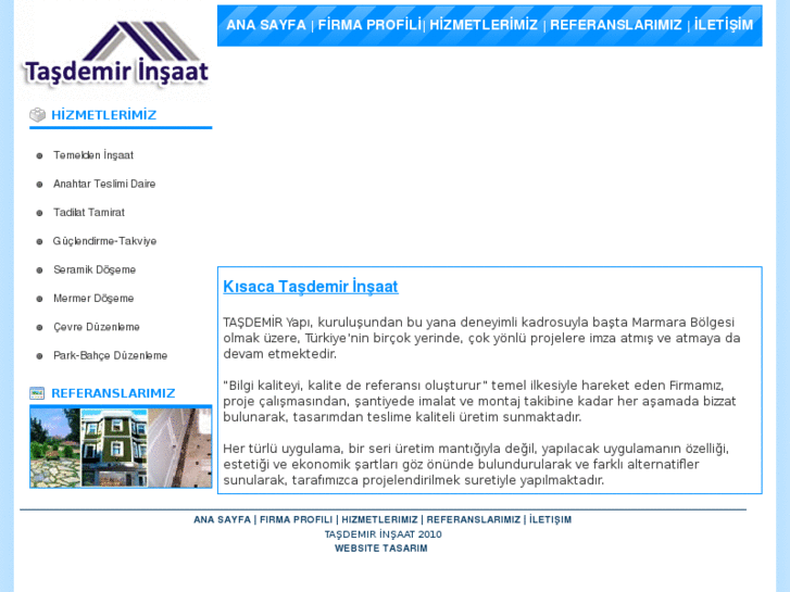 www.tasdemirinsaat.com