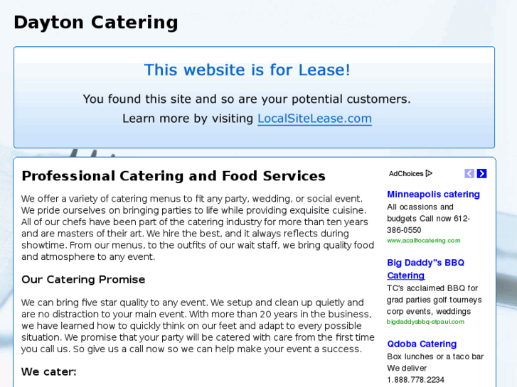 www.daytoncatering.net