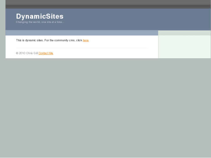 www.dynamicsites.co.uk