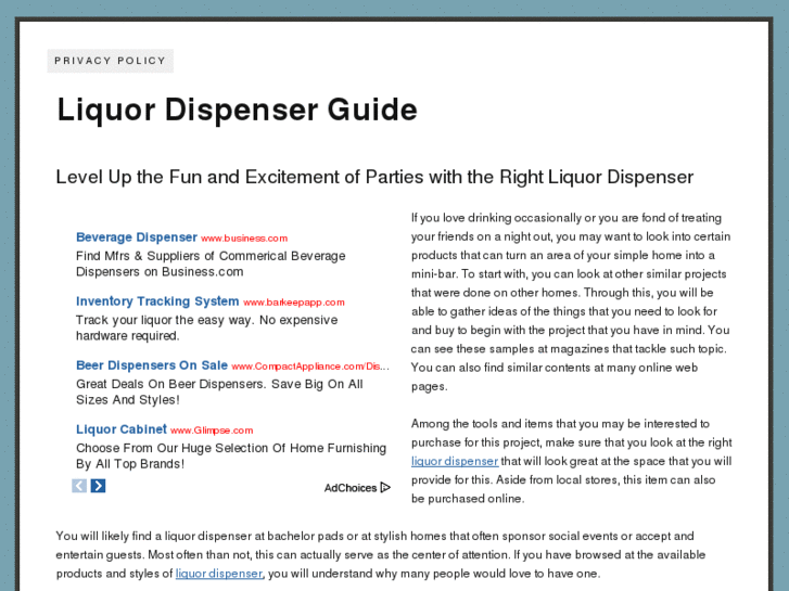 www.liquordispenser.org