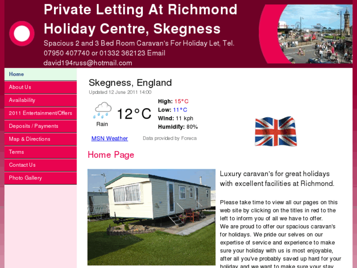 www.skegnesscaravansholiday.com
