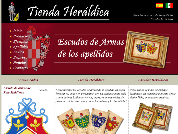 www.tiendaheraldica.com