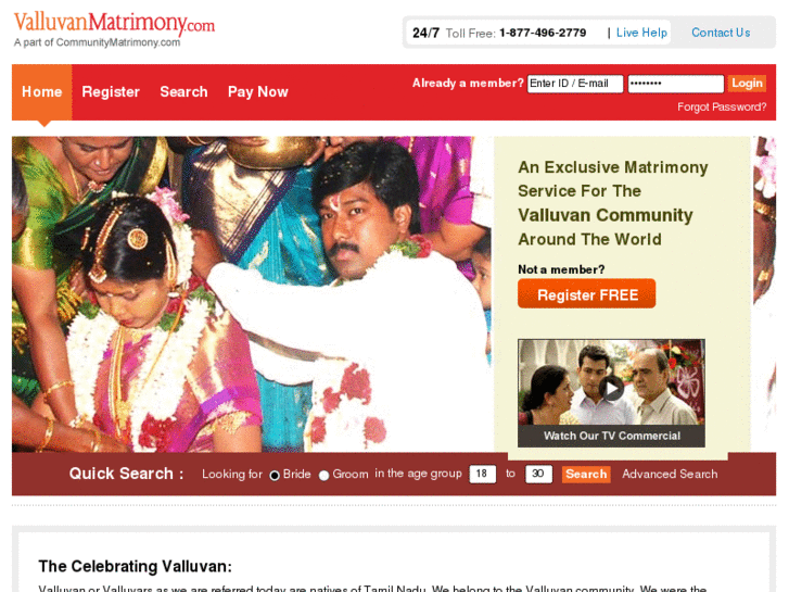 www.valluvanmatrimony.com