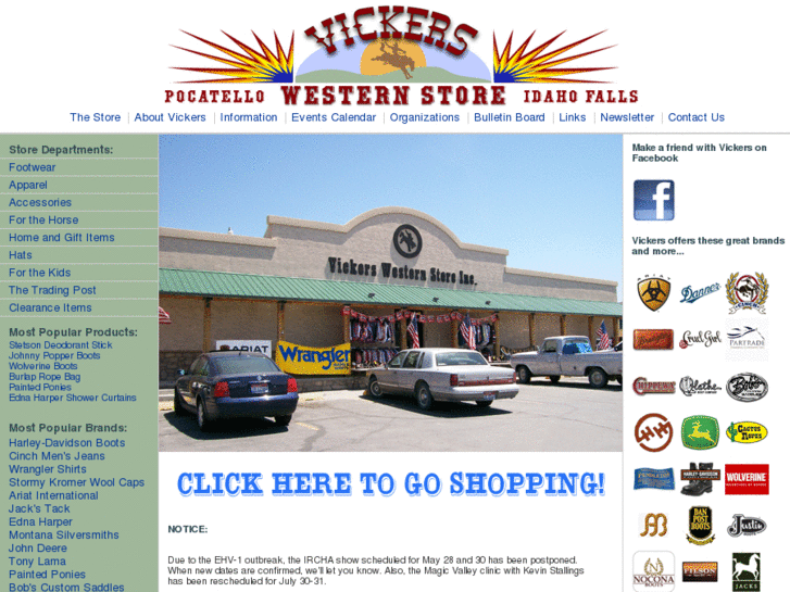 www.vickerswesternstore.net