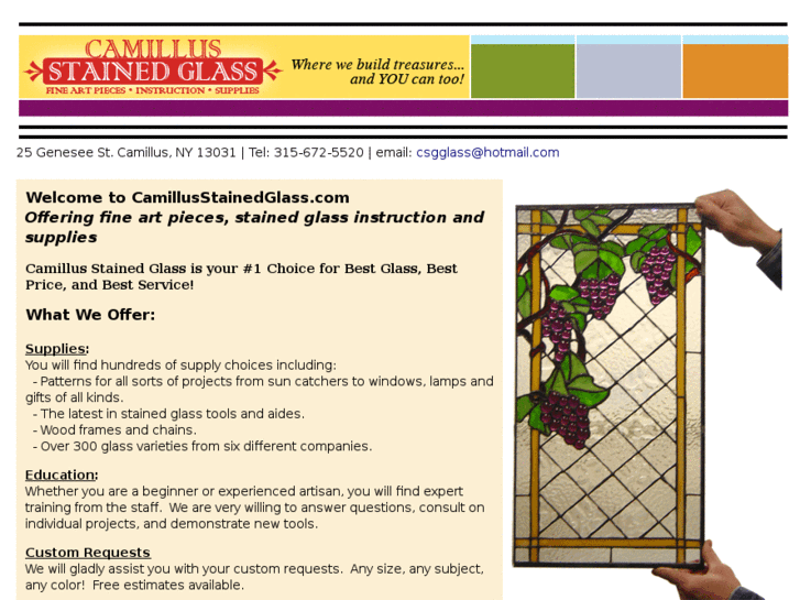 www.camillusstainedglass.com