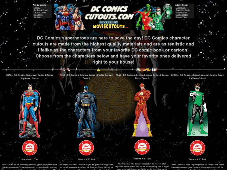 www.dccomicscutouts.com