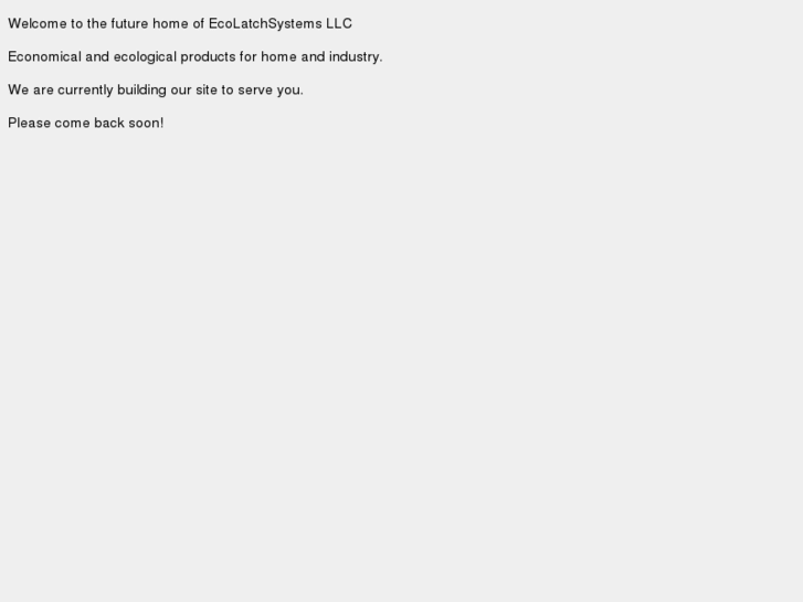 www.ecolatchsystems.net