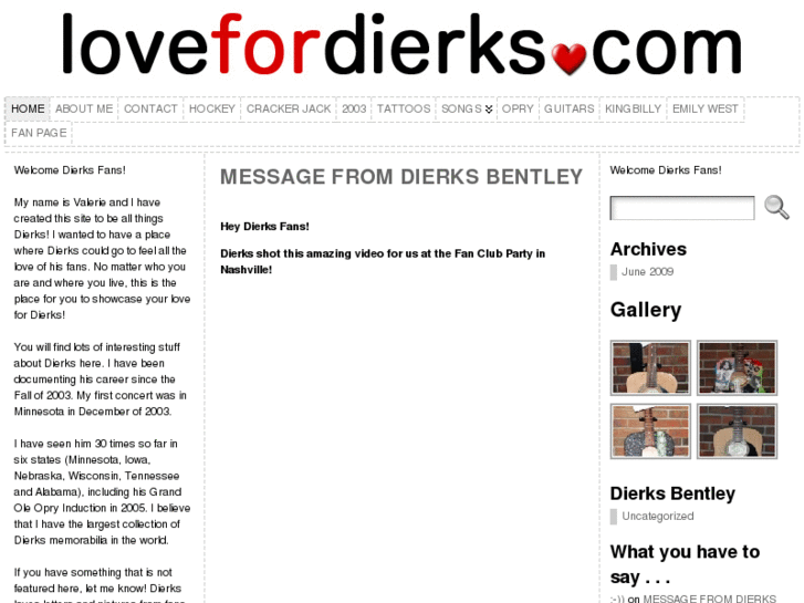 www.lovefordierks.com