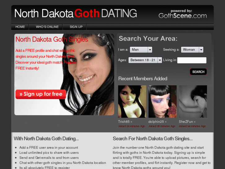 www.northdakotagothdating.com