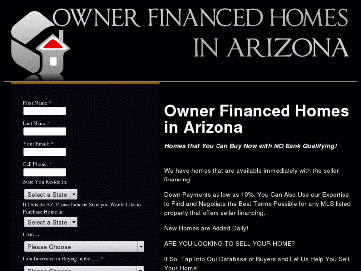 www.ownercarryhomesinarizona.info