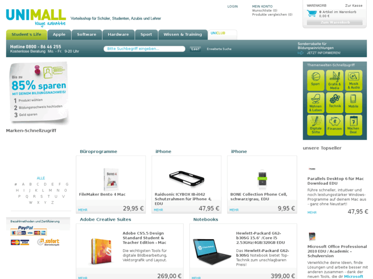 www.unimall.de