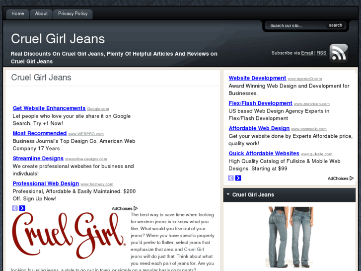 www.cruelgirljeans.net