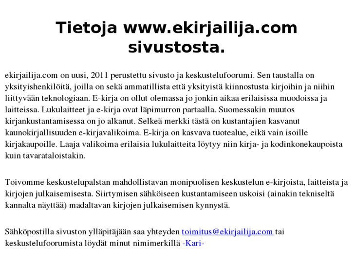 www.ekirjailija.com