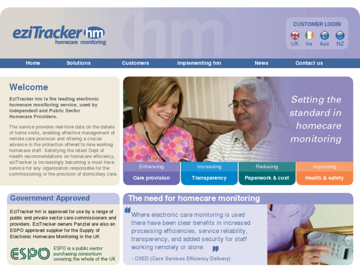 www.ezitrackerhomecare.com