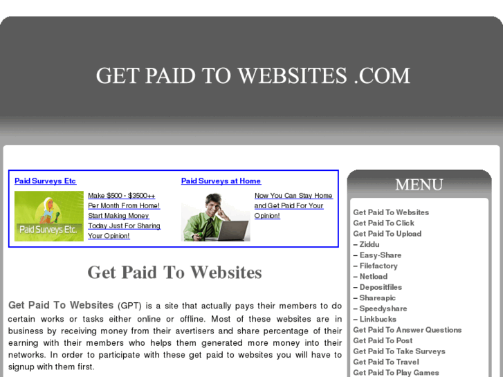 www.getpaidtowebsites.com