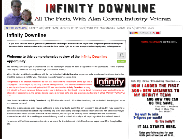 www.infinitydownline-infinity100.com