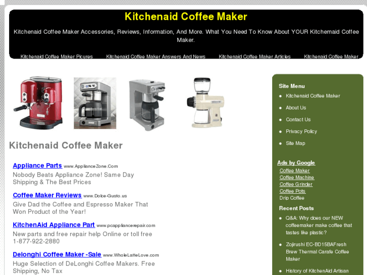 www.kitchenaidcoffeemaker.net