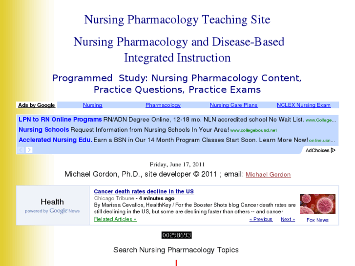 www.nursingpharmacology.info