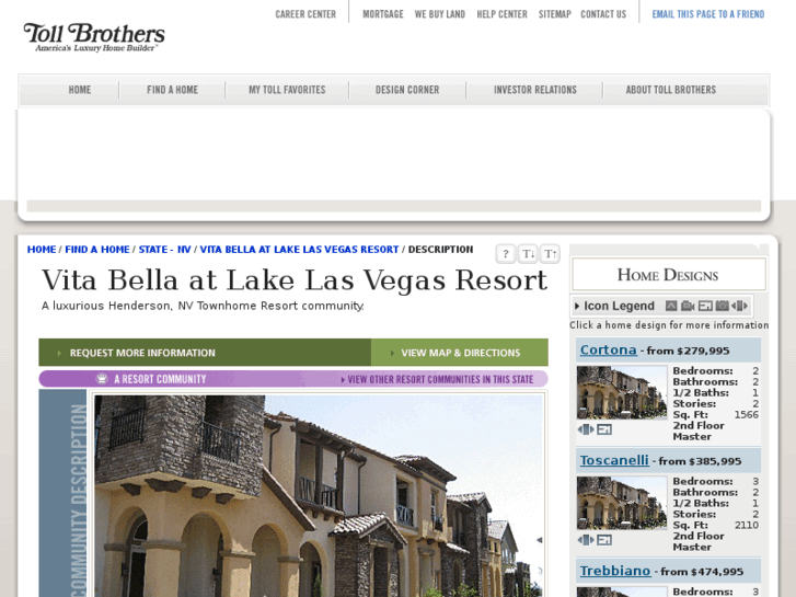 www.vitabellaatlakelasvegasresort.com