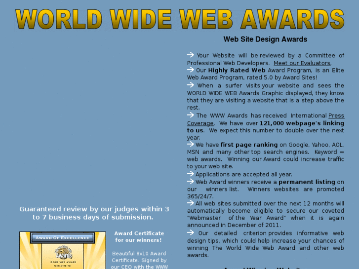 www.worldwidewebawards.net