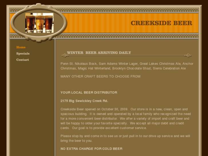 www.creeksidebeer.com