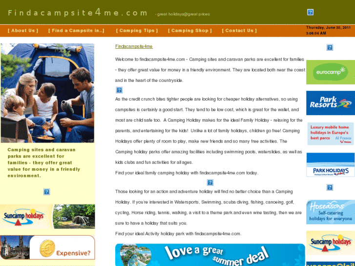 www.findacampsite4me.com