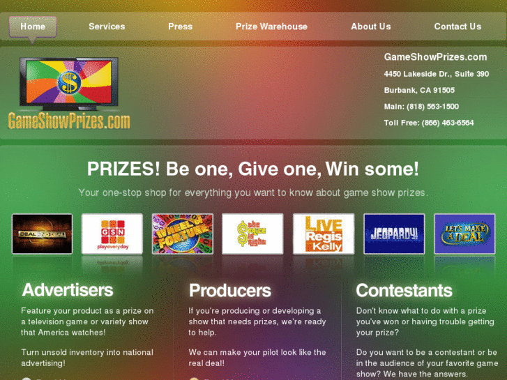 www.gameshowprizes.com