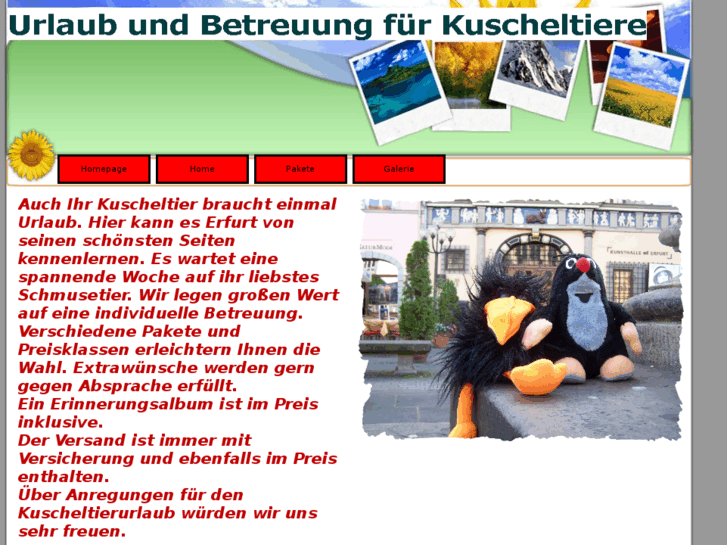 www.kuscheltierurlaub.com