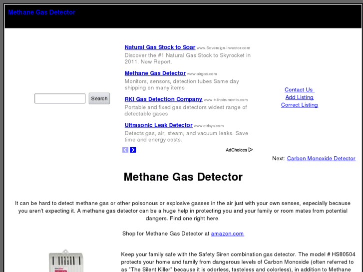 www.methanegasdetector.com