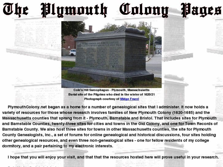 www.plymouthcolony.net
