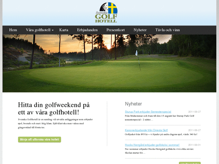 www.svenskagolfhotell.se