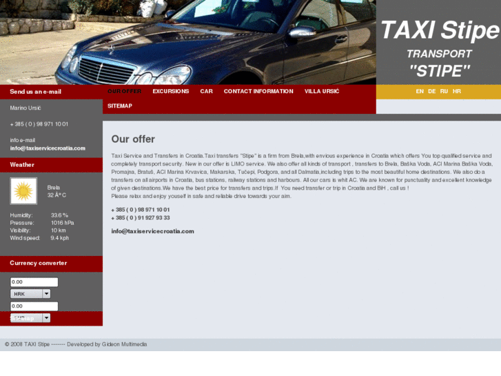 www.taxiservicecroatia.com