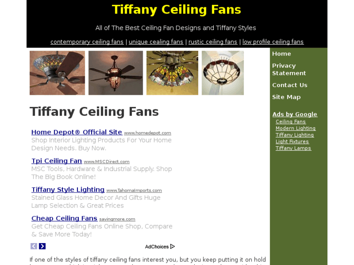 www.tiffanyceilingfans.com