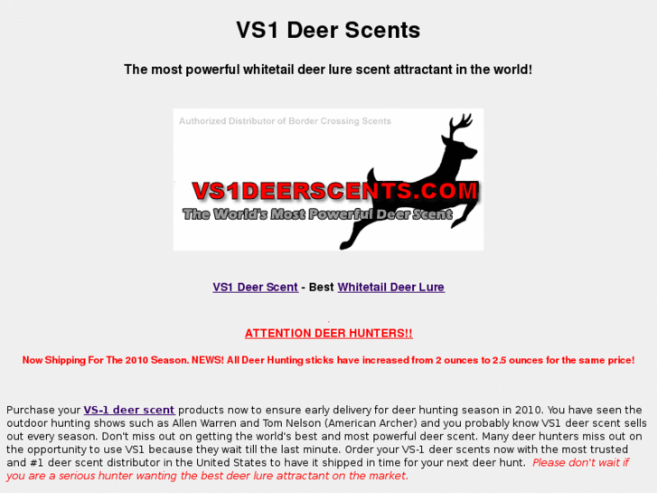 www.vs1deerscents.com