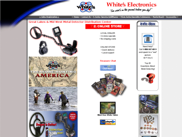 www.whitesmetaldetecting.com