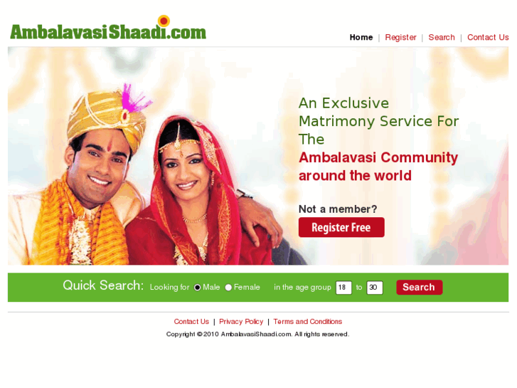 www.ambalavasishaadi.com